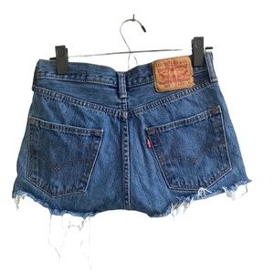 Levi’s Vintage 501 Distressed Denim Short Shorts